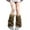 B, variant on Gallickan Women's Leg Warmers, Faux Fur Boot Covers, Soft Fuzzy Winter Accessories, Thermal Knit Design, for Holiday Parties and Cold Weather Outfit Protection, B