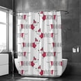 thumbnail image 2 of Bath Shower Curtain Liners 66"x72", Dachshund with HatsPolyester Waterproof with 12 Curtain Hooks Bathroom Accessories Decoration, 2 of 6