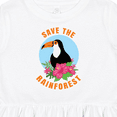 thumbnail image 4 of Inktastic Save the Rainforest Toucan Illustration Girls Toddler Dress, 4 of 5