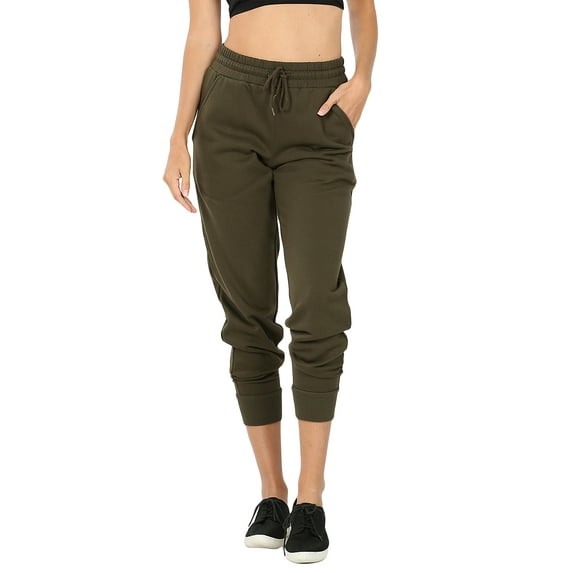 Women's Joggers Pants Jersey Sweatpants Cotton Tapered Workout Yoga Lounge Casual Pants with Pockets