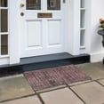 thumbnail image 6 of Addison Rugs Chantille Indoor/Outdoor Transitional Stripes Merlot Washable Rectangle Rug, 1'8" x 2'6", 6 of 6