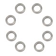 thumbnail image 2 of RC Bearing, High Strength RC Ball Bearings Easy Installation 8pcs  For HPI WR8 B021 Silver B030, 2 of 8