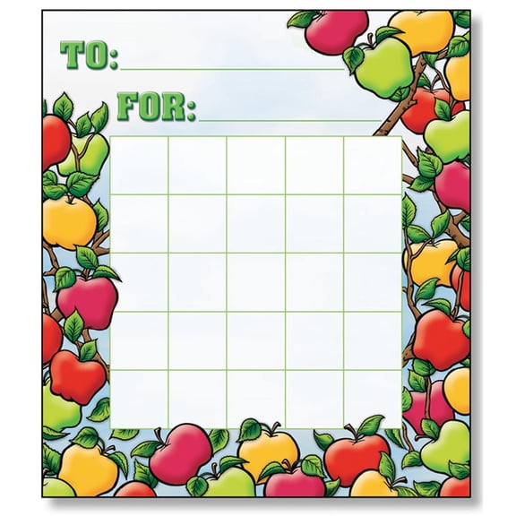 Apples Mini Incentive Charts by North Star Teacher Resources