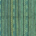 thumbnail image 1 of Ahgly Company Indoor Square Oriental Light Blue Modern Area Rugs, 7' Square, 1 of 4