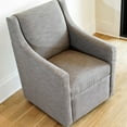 thumbnail image 5 of Kansas Swivel Accent Chair, Keten Earth, 5 of 6