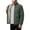 Green, variant on Mens Sherpa Lined Work Jacket Stand Collar Zip up Thermal Coat Polar Fleece Patch Pockets Jackets Fall Winter Fashion Outerwear for Cold Weather