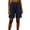 Navy, variant on Bermuda Shorts for Women Plus Size Fashion Summer Casual Elastic Waist Shorts with Pockets Navy M