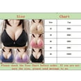 thumbnail image 3 of Plus Size Bras Women No Steel Ring French Big Open Back Back U Shaped Bra Summer Bud Underwear Sports Bra Beige 36, 3 of 5