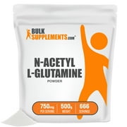 BulkSupplements.com N-Acetyl L-Glutamine - Amino Acids Supplement for Women and Men (500 Grams)