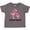 Charcoal Grey, variant on Grammy Loves Me Flamingo Grandchild Girls Toddler T-Shirt