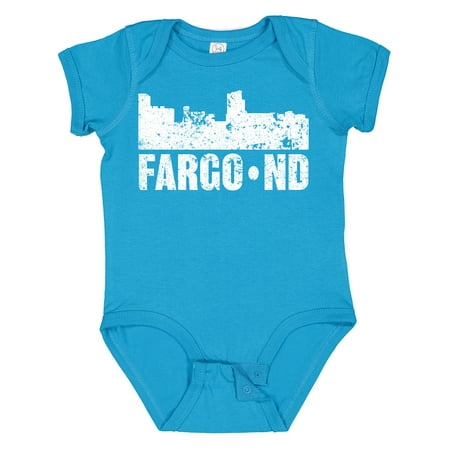 

Inktastic Fargo Skyline Grunge Gift Baby Boy or Baby Girl Bodysuit