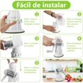 thumbnail image 4 of Rallador de Verduras,Mandolina Cortador de Verduras Multifuncional, Rayadores para Queso,Picadora de Verduras con 3 Cuchillas y Pelador de Acero Inoxidable,Ideal para Frutas, Nueces, 4 of 4