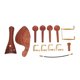 thumbnail image 5 of Juego De Mentonera Tailpiece Fyydes Piezas De Violín 4/4 Palisandro Multifuncional Resistente Al Desgaste, 5 of 5