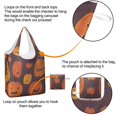 thumbnail image 4 of 5 Pack Foldable Shopping Bag,Halloween Jack Lanterns Variety Pattern Reusable Grocery Bags with Pockets,Large Reusable Tote Bags with Handles Waterproof & Lightweight, 4 of 6