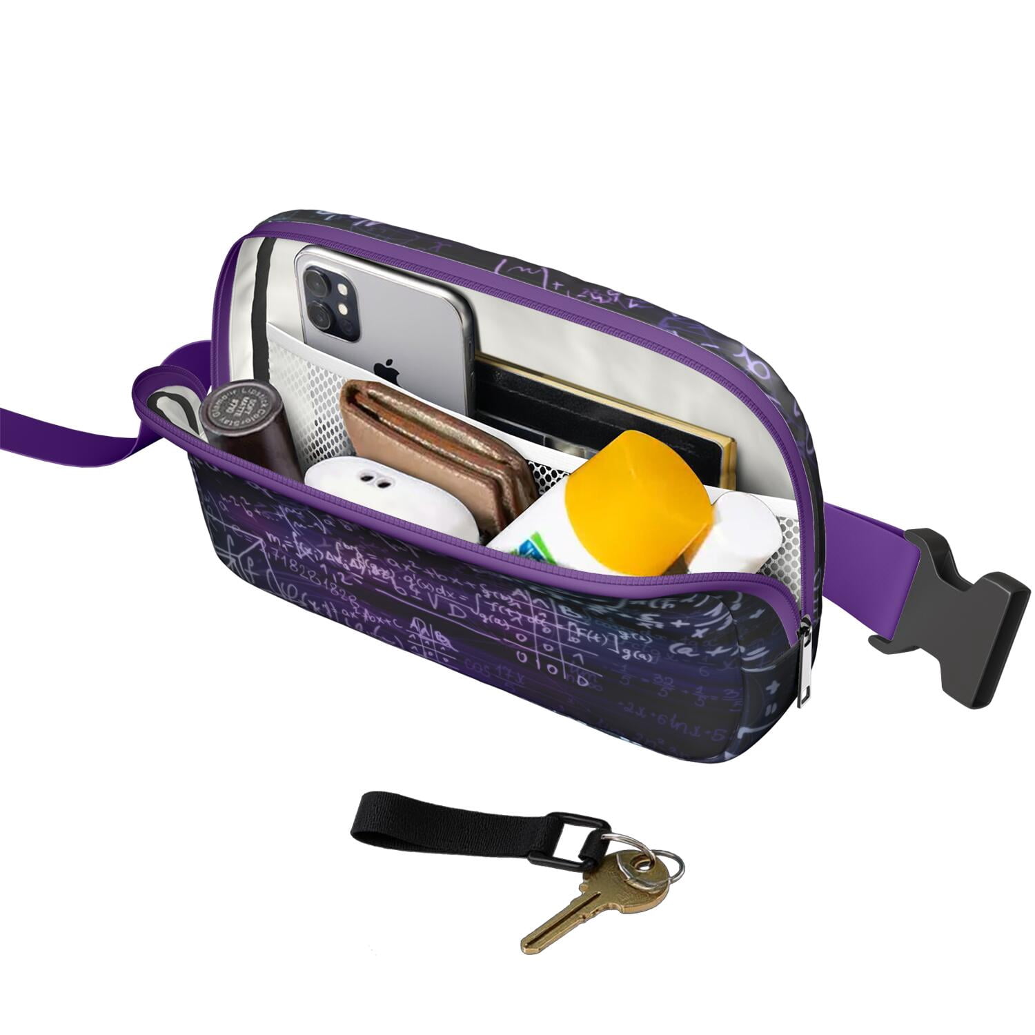 Scientific Laboratory Fanny Pack – Fun & Functional Waist Bag Featuring Biology Elements and Science Knowledge