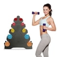 thumbnail image 4 of PVCS Portable Home 5 Tier Dumbbell Holder Home Gym Exercise Weight Tower, 4 of 7