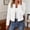 #0405-White, variant on Women Open Front Long Sleeve Gold Button Slim Fit Cropped Blazer Jacket Wine XL Gift