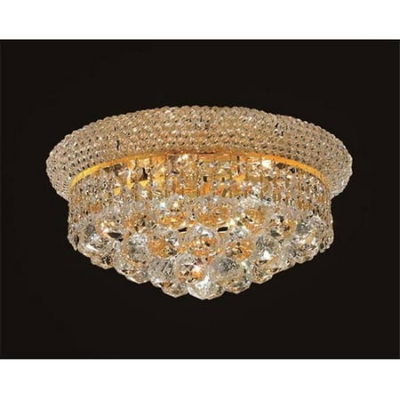 

1800F14G-RC 14 D x 8 in. Primo Collection Flush Mount - Royal Cut Gold