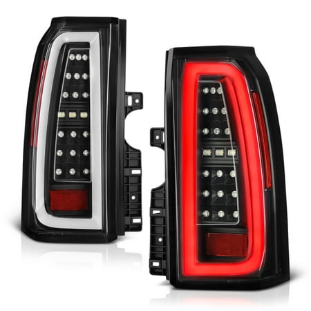 Chevy Tahoe Tail Lamp - VIPMOTOZ Premium OLED Neon Tube Tail Light Lamp For 2015-2018 Chevy Tahoe & Suburban
