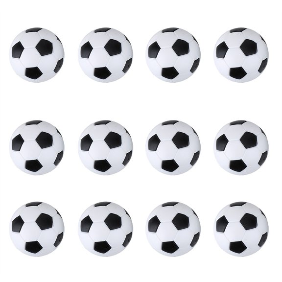 Herwey Table Soccer Replacement Balls,12pcs Table Soccer Game Replacement Kit Mini 36mm Footballs Balls Set Accessory,Table Soccer Balls