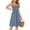 Light Blue, variant on TFEOQRY Women's Summer Dress with Built in Bra Square Neck Sleeveless Casual Loose Beach Sundress