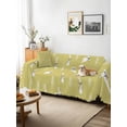 thumbnail image 3 of Yellow Spring Easter Sofa Covers for 2-3 Cushion Couch L-Shaped Sectional, Cute Bunny Botanical Washable Sofa Covers Slipcover for Living Room Furniture, Couch Cover Blanket 71"x134", 3 of 9