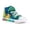 Jungle Dinosaurs, variant on Toddler Boys Light Up Sneakers Kids High Top Canvas Shoes, Dinosaur, Size 9