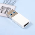 thumbnail image 4 of SHISUYAN 2PCS USB 3.0 Male to Type-C Female Adapter for Phone White Plastic, 4 of 8