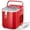 Red, variant on WAA Bullet Ice Maker Countertop with Ice Basket/Scoop/Handle,2 Sizes of Bullet-Shaped,Portable Ice Maker with Self-Cleaning,9Pcs/6 Min,26 Lbs/24H for Home/ Office/ Bar/Party/RV,Black