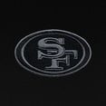 thumbnail image 2 of Men's Antigua Black San Francisco 49ers Tonal Logo Generation Quarter-Zip Pullover Top, 2 of 2