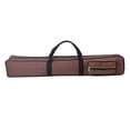 thumbnail image 2 of Ruiboury Pool Cue Case Anti Scratch 1/2 Pool Pouch Snooker Pool Cue Storage Black Bag Cue Coffee, 2 of 6