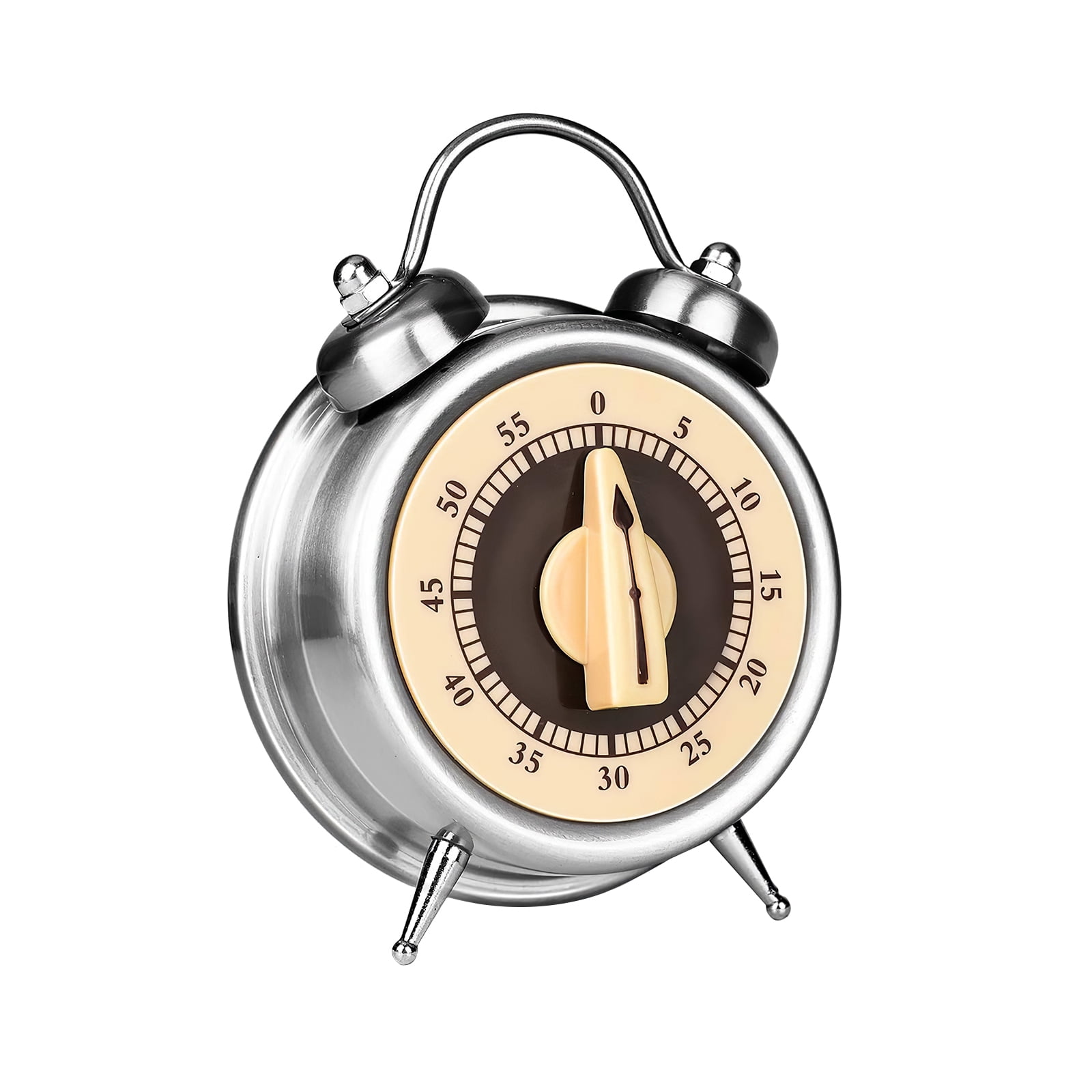 Retro kitchen clock with timer