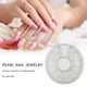 thumbnail image 5 of Adornos para uñas de perlas blancas, pedrería y abalorios de varios tamaños, acrílicos con dorso plano, para manualidades de uñas, joyería DIY, decoración de bodas y manualidades, 5 of 7