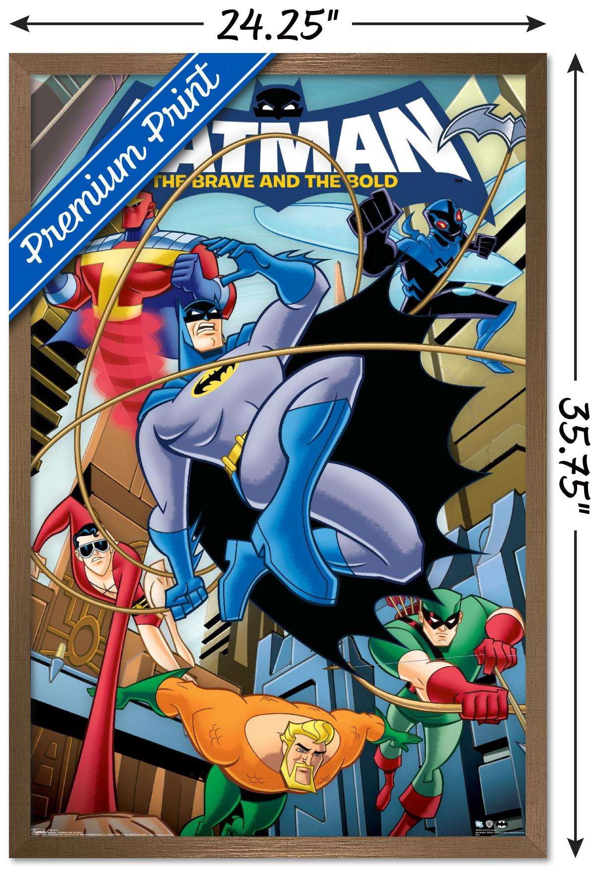 DC Comics - Batman - The Brave and The Bold Wall Poster, 22.375" x 34", Framed