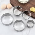 thumbnail image 3 of Advancent 4 unids/set de acero inoxidable bola de molde para recortar bolas de cada vez anillos de cocina de pastelería Herramientas y accesorios para hornear, 3 of 6