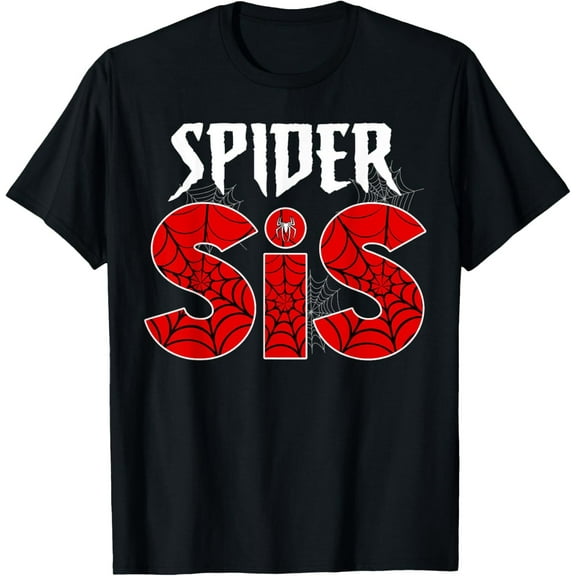 Sam Soft Birthday Party Family Spider Web Sister Cute Big Sis T-Shirt