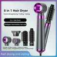 thumbnail image 3 of 2025 Electric Hair Dryer 5in1 Multifunctional Hair Straightener Negative Ion Hair Care Curler Blow Dryer Styling Set Strong Wind 26s, 3 of 5
