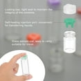 thumbnail image 4 of Uxcell 10Pcs Clear Glass Sample Vials, Small Liquid Bottles Green 5ml, 4 of 7