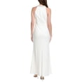 thumbnail image 2 of Adrianna Papell womens  Beaded Halter Gown, 2, Ivory, 2 of 4