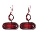 thumbnail image 1 of Luces de remolque LED para camiones Unique Bargains 24V, luces de marcador de plástico a prueba de agua, rojas, 2 piezas, 1 of 7