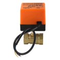 thumbnail image 1 of DC 12-24V G3/4" DN20 Brass 2 Way Motorized Ball Electrical Valve for Flow Control, 1 of 5