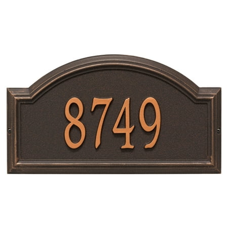 Personalized Whitehall Products Providence Arch One Line Wall Plaque in Bronze