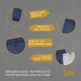 thumbnail image 4 of Lee Boys' Sweatpants - 2 Pack Basic Cozy Active Fleece Jogger Pants with Pockets (4-20), 4 of 7