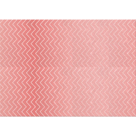 Ahgly Company Machine Washable Indoor Rectangle Transitional Pink Area Rugs, 5' x 8'