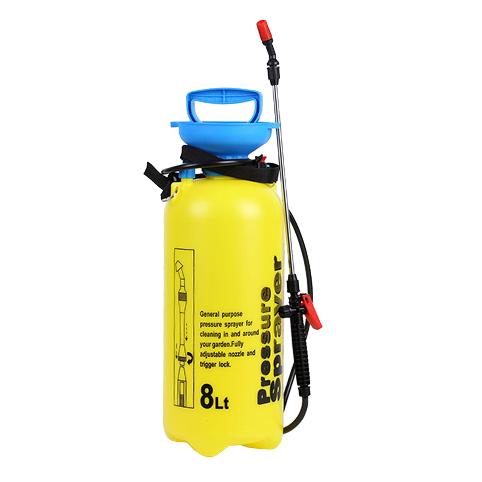 Shoulder Strap Pressure Sprayer 5Ltr Gardening Watering DIY Fluid SUPER SALE 
