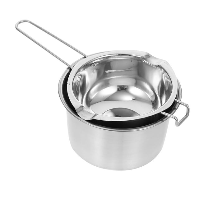 MOVTOTOP 1 Ensemble Casserole à Double Chaudière Casserole en Acier Inoxydable Casserole à Chocolat Casserole à Chocolat