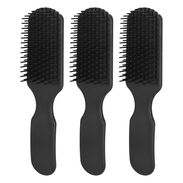 Cepillo Para El Cabello, Cepillo Para Desenredar, 9 Filas, Ergonómico De Dientes Anchos, Flexible Y Ligero, Para Todo Tipo De Cabello, Peinado Para Hombres