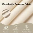 thumbnail image 4 of 11ft Cantilever Umbrella Replacement Canopy, Patio 8 Ribs Sun Umberlla Cover UV 50+ Protection Waterproof Cantilever for Garden, Backyard, Pool, 4 of 7