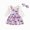 White, variant on NOLDARES Baby Girl Halloween Outfit Infant Newborn Girl Long Sleeve Romper Flared Pants Headband Pumpkin Clothes Set(Purple,12-18 Months)