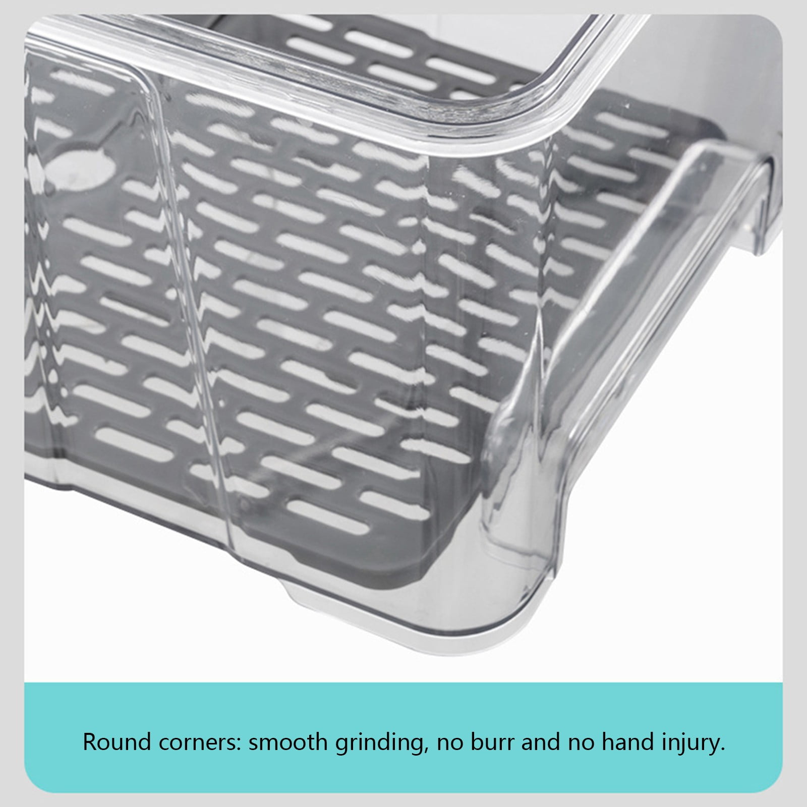 VQPeo Vacuum Sealed Food Storage Container with Pump, Airtight Transparent Kitchen Jar with Lock for Freshness, Freezing & Moisture-Proof Organization